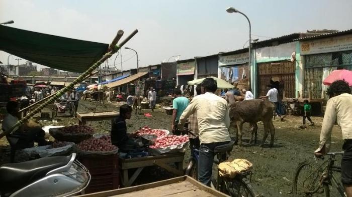 Ghazipur sabzi Mandi.